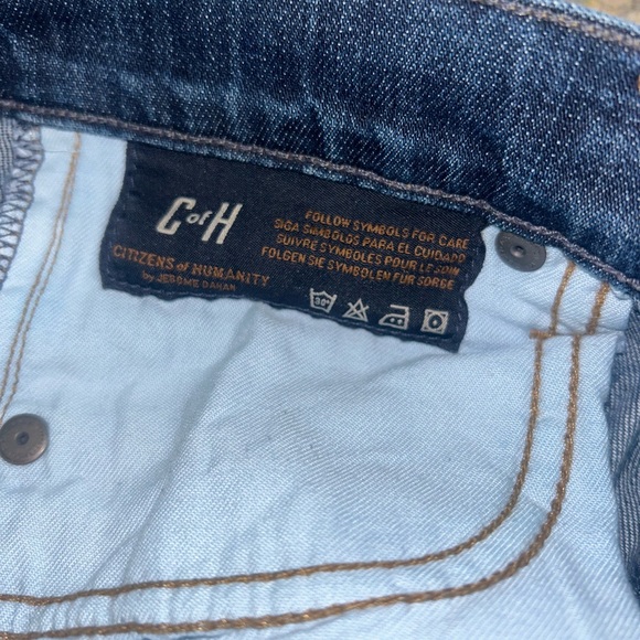 Citizens of Humanity Dark Wash Jean Shorts - Picture 5 of 5